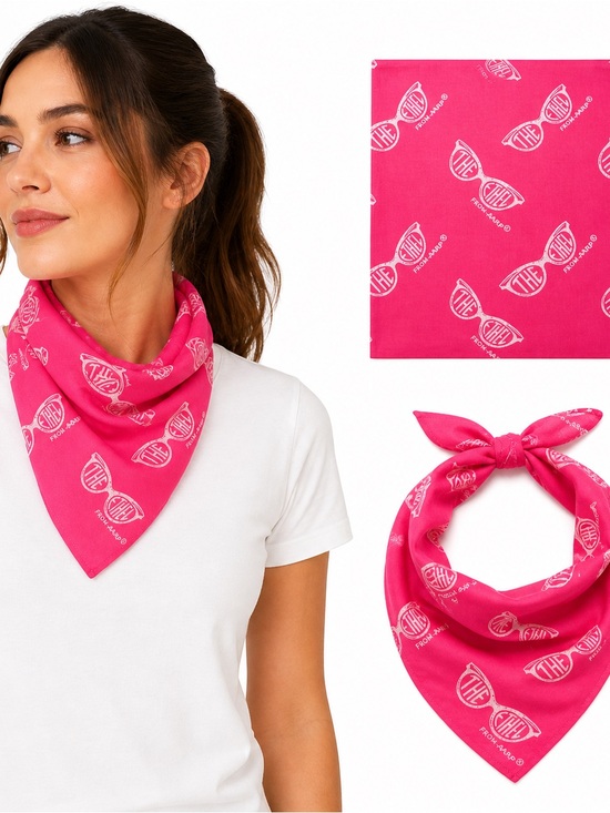 Accessories - Pink‎ Ethel Bandana Scarf - Women